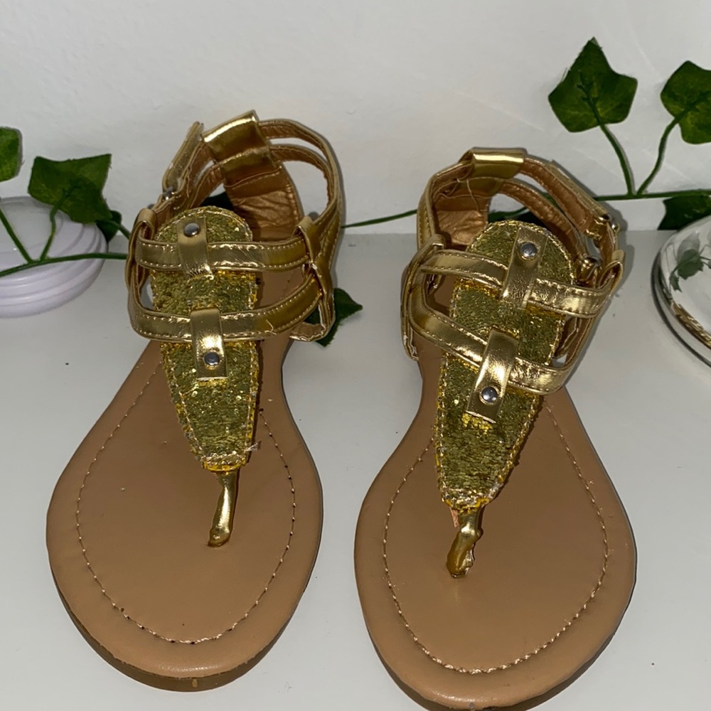 Gold Girls Sandals